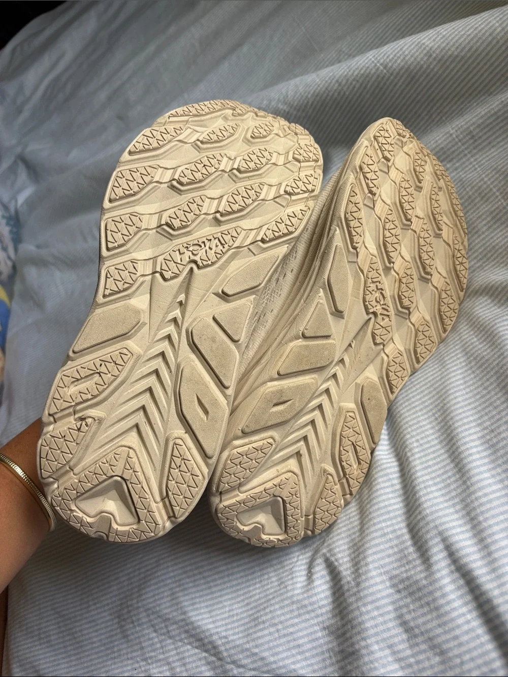 Hoka Women’s Clifton 8 Eggnog Running Sneakers